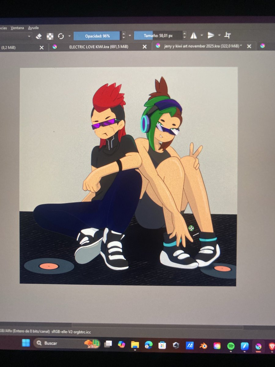 AniaKiwi01's tweet image. Under the neon sky, Kiwi and Jerry found their rhythm 🌃💫
The city fades, but the music never stops.
#Aniakiwi #NeonDream #CyberVibes