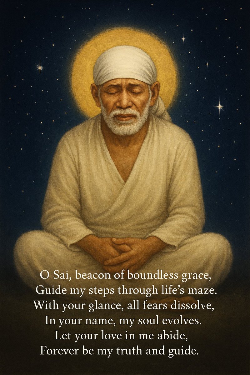 Iamviswanadhar1's tweet photo. π@SSSTShirdi
πΉ Om πΊ Sri π Sai π nathaya π namaha ππΉπΊππππΉπΊπ»πππΉπΊ
#SaiBaba
#Shiridi
#TuesdayPrayers https://t.co/a85dLtQOkd