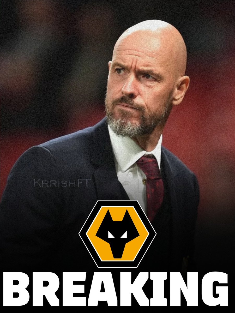 🚨 | BREAKING : ERIK TEN HAG 🇳🇱

Wolves have contacted Erik Ten Hag's camp in the last hours to discuss the possibility of him signing as the new head coach! 👀💣

Erik Ten Hag is high on Wolves' shortlist as they look for a new head coach, contacts have already been made been