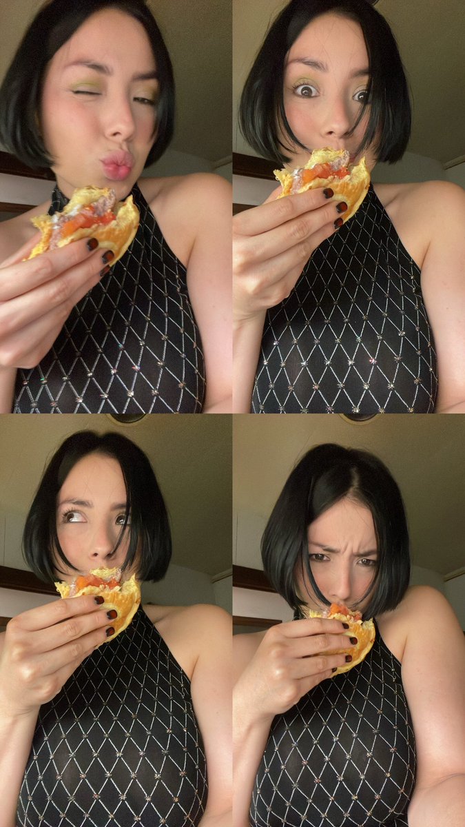 La comida se come , cómeme papi .