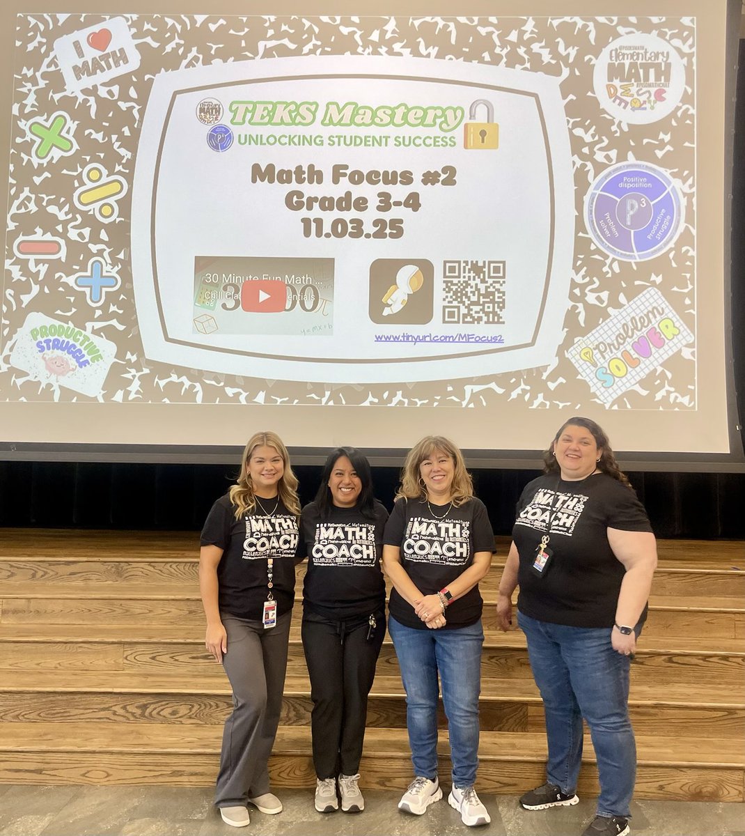 ConnieDaumas's tweet image. What a wonderful day for learning! Love presenting along side these MCCs! #PISDMathChat