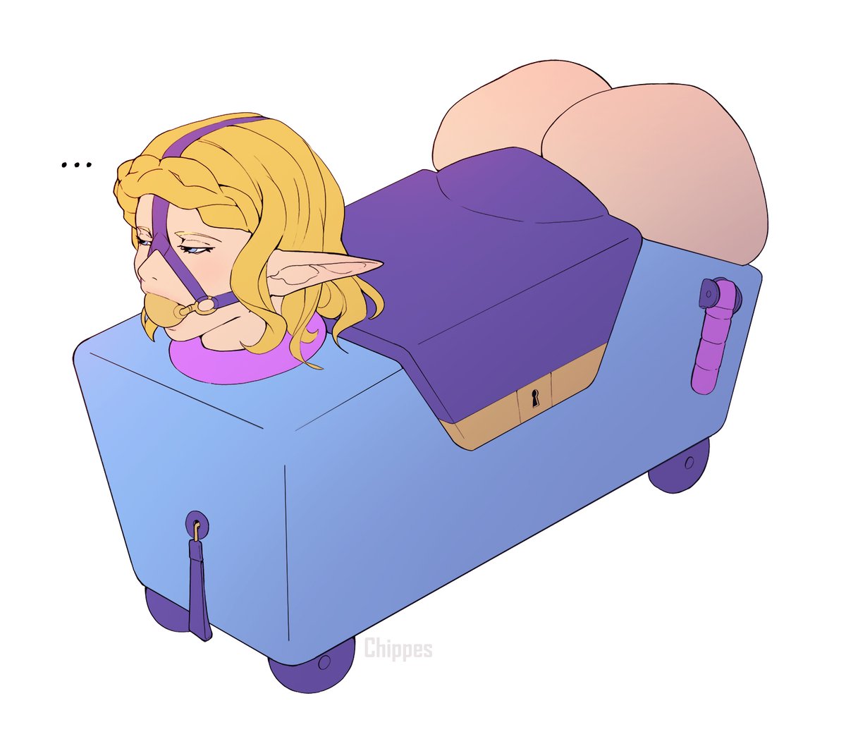 Chippes_mmm's tweet photo. Zelda in a compact traveling case, provides long term storage for long travels. Leaves little room for escape while giving full breeding access.🍑😌 https://t.co/ixAdbKe11E