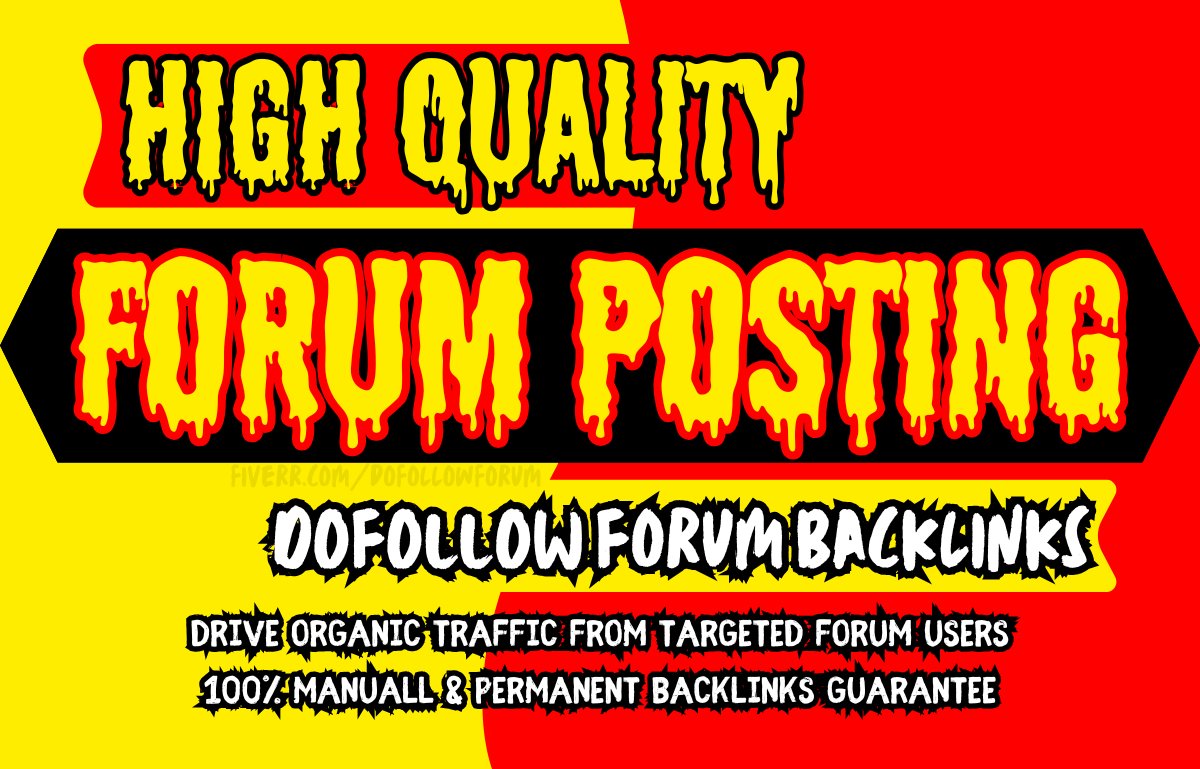 fhithub's tweet image. Buying forum backlinks can provide targeted traffic and brand exposure by placing your links in relevant niche forums. While not a traditional SEO strategy, they can drive direct, qualified leads and improve brand visibility.

fiverr.com/dofollowforum