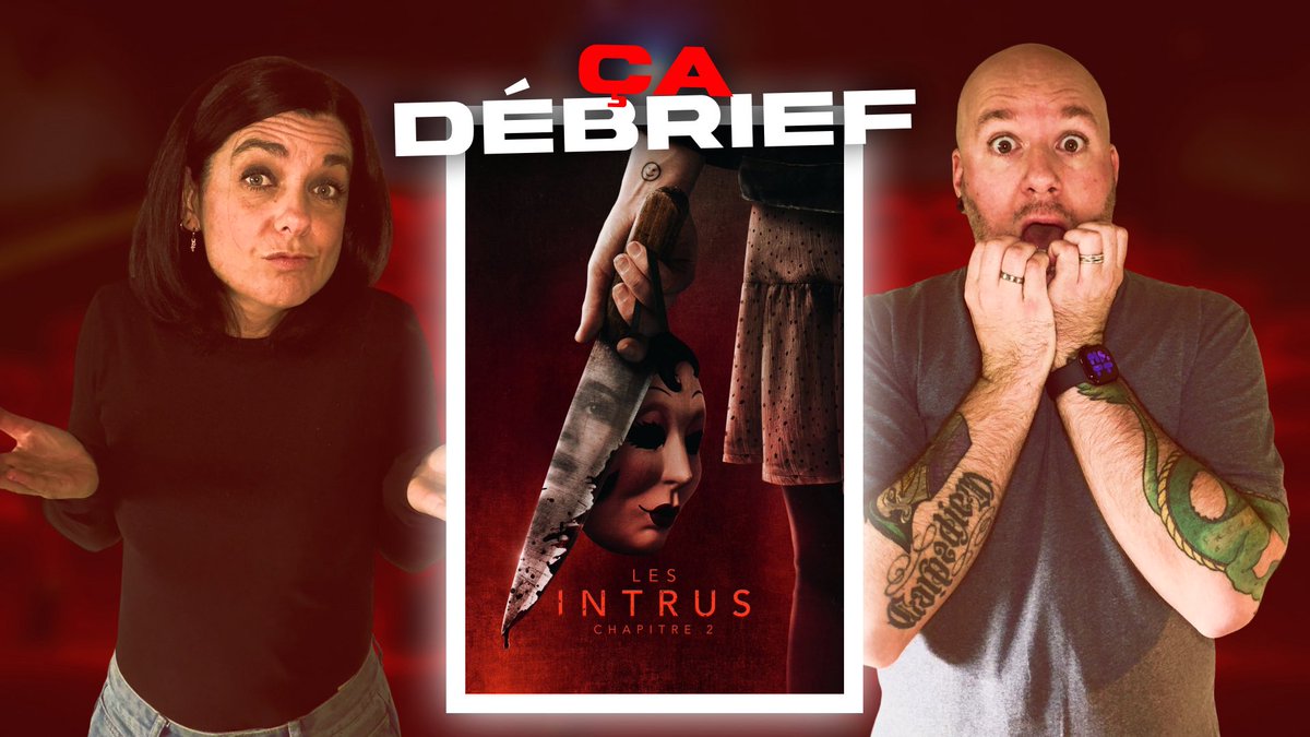 NOUVELLE VIDÉO !
Avec <a href="/Boulinosaure/">Boulinosaure</a> on a debrief le film Les intrus chapitre 2 !

(Et n’oublie pas de t’abonner à la chaîne, de lâcher un pti like et un pti comm)

youtu.be/qjCon3E2s-w?si…

#cadebrief #lesintrus #lesintruschapitre2