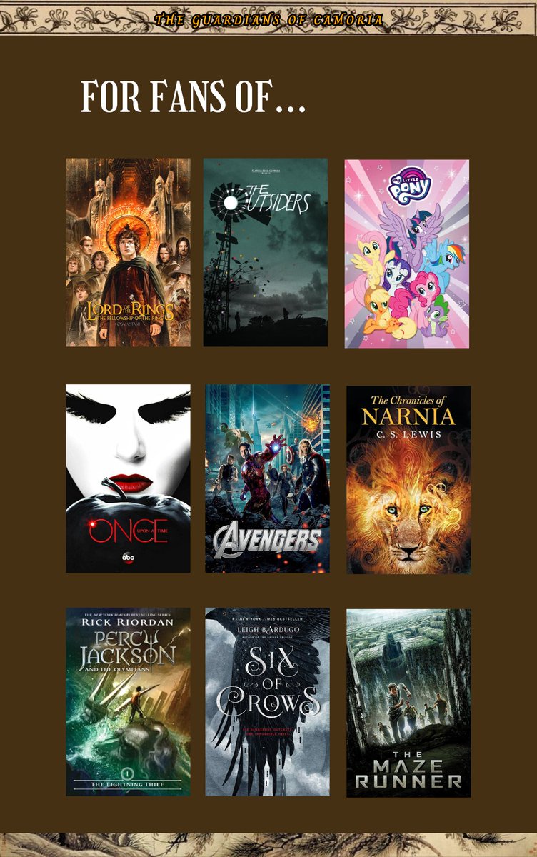 theaawalker's tweet photo. #GuardiansofCamoria
LOTR x Avengers x Six of Crows
For those who believe in fairies but not humanity. Is our world worth saving?
High fantasy w/:
🌻Teens w/ magic & MH
🌻Vast realms
🌻Beasts & mythology
🌻Magic suppression = social norm
#GhostPit #W #YA #F #LF #S #agentsguide https://t.co/YjgbOdXVsF
