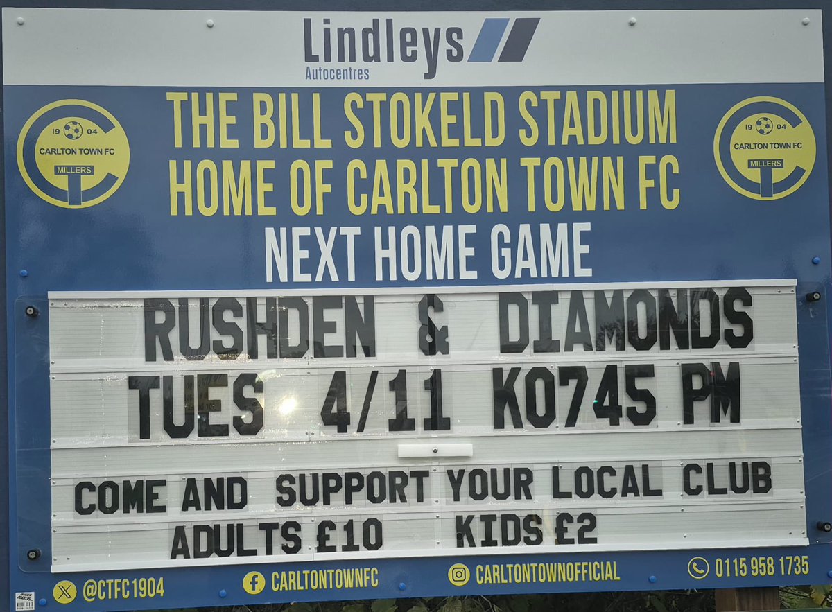 Carlton Town FC tweet media