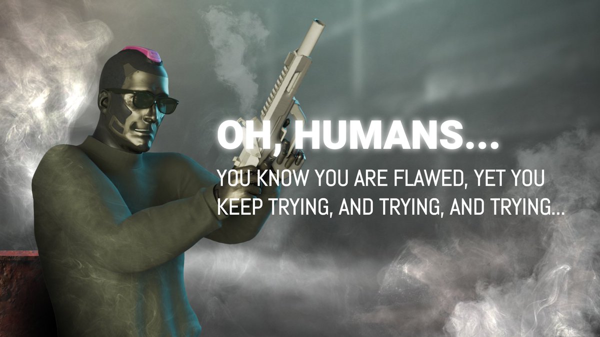 That's the thing about Humans in The Wasteland...

They will keep trying until the bitter end.