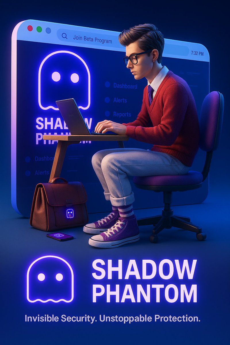 ShadowPhantom_X's tweet image. Shadow Phantom works in the shadows, so others can sleep in peace. A platform that sees what others miss and fixes what others fear. Invisible Security. Unstoppable Protection. Join the Beta → shadow-phantom.com/beta-program #CyberSecurity #InfoSec #Ai #SeeWhatOthersMiss #ShadowPhantom
