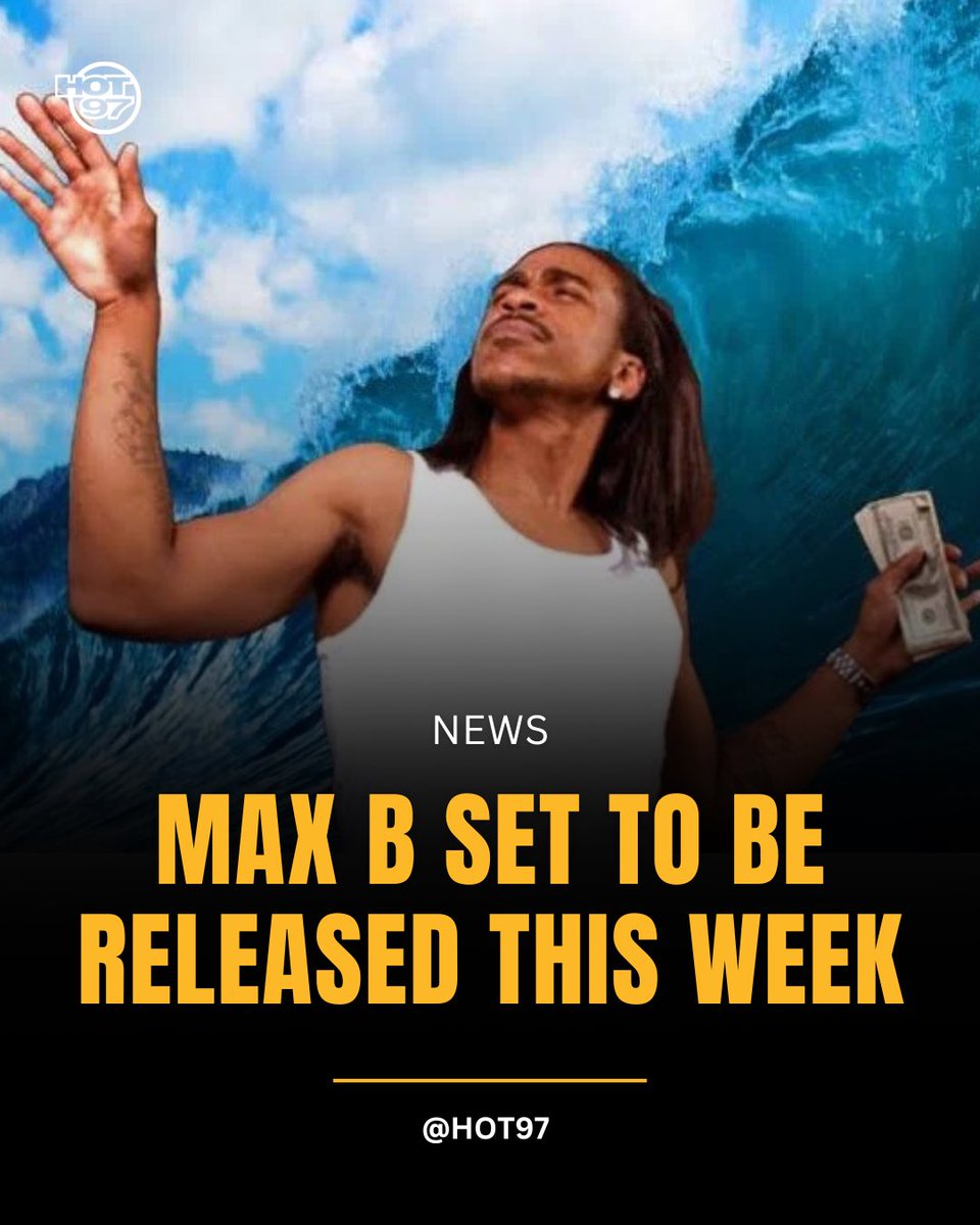 HOT97's tweet photo. Max B is set to be released this Sunday! https://t.co/zZKJuu15Xa
