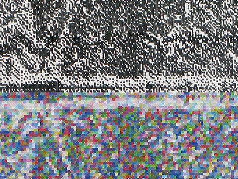 colorado snow effect 6, oil on canvas, dan hays