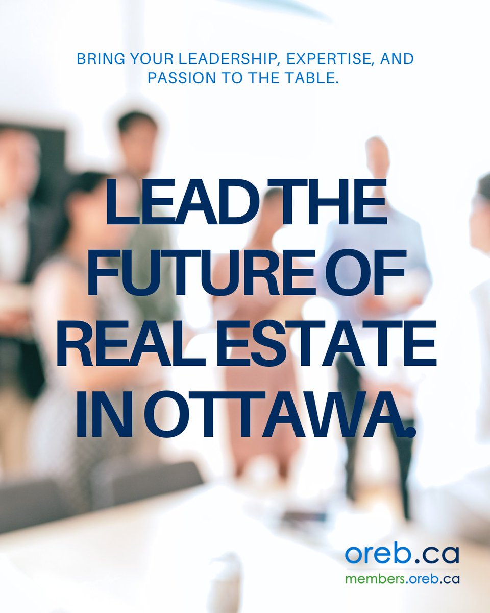 If you’re passionate about leadership and have experience on a committee or board, nominate yourself for OREB’s 2026 Board of Directors. 
📩 Apply Now! — Nominations close November 6: ow.ly/l31750Xm2Q2