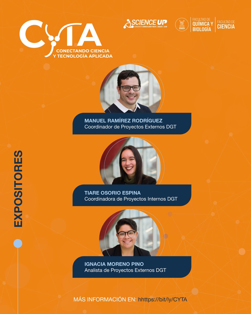 Scienceup_cl's tweet image. ¿Conoces las estrategias de la Usach para apoyar a su comunidad en la postulación exitosa a fondos de tecnología aplicada?
No te pierdas el primer encuentro 2025 de CyTA.
🗓 20 de noviembre | 🕔 17:00 hrs | 💻 Zoom
🔗 Inscríbete en: 2ly.link/2DrEb