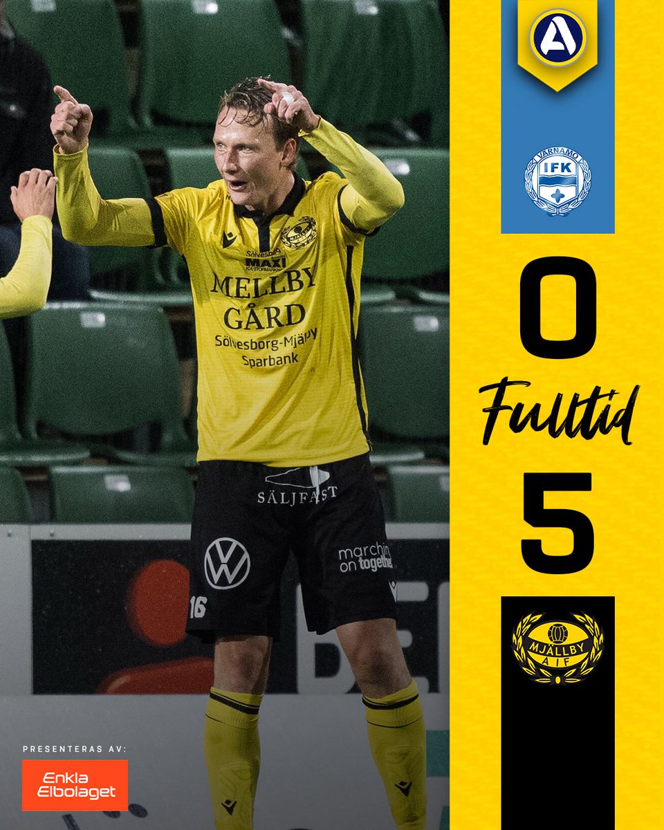 🖐️ | VI ÖKAR!!! 💛🖤

#MjällbyAIF #Allsvenskan2025
