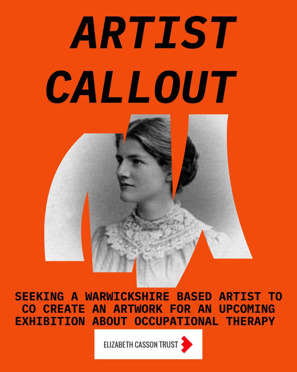 🌟Exciting Opportunity!🌟

<a href="/ElizabethCasso1/">ElizabethCassonTrust</a> is calling artists for Strike A Light: The Art 
&amp; Science of Occupational Therapy at Rugby Art Gallery &amp; Museum!

All INFO:  elizabethcasson.org.uk/strike-a-light…

#BeMoreElizabeth  PLEASE SHARE💌