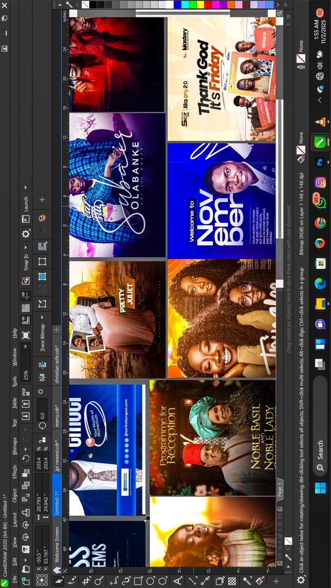 walterebub53280's tweet image. Grateful for the progress so far, and ready for more amazing visuals this month 💪💫

#Coreldraw 
#Idesign 
#waltergraphic