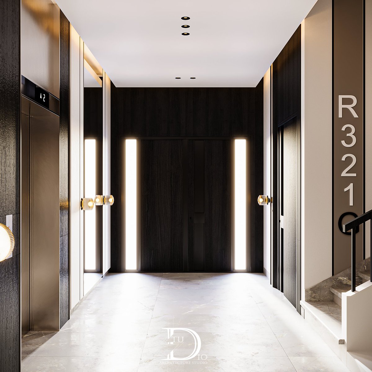 StuDioD_10's tweet image. Black wood, silver elevators, and stone — a modern entrance that redefines balance and restraint.
Design that whispers elegance instead of shouting it.
Every D is a Statement: Detail. Design. Distinction.

#ModernArchitecture #StudioD #SaudiDesign #ArchitectureLovers