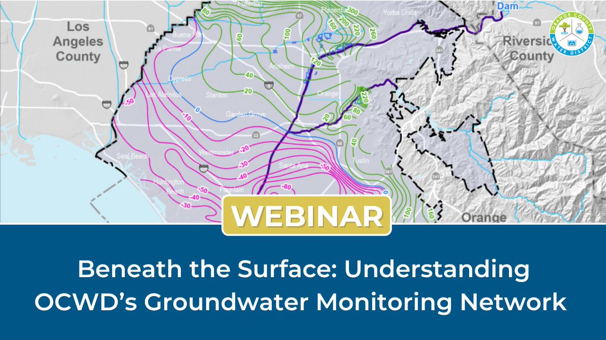 Missed last week’s webinar on OCWD’s vast groundwater monitoring network? You can now watch a recording at your convenience. loom.ly/KtgAeJQ