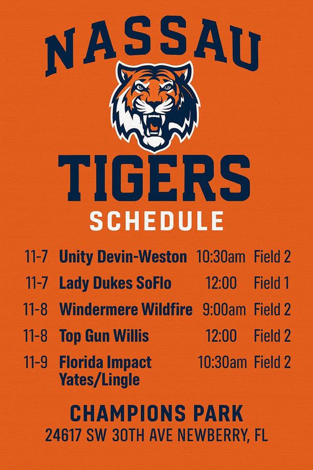 Excited to get back out on the field with my team this weekend! Going to be a great weekend at the <a href="/BackwardsKJax/">Backwards K Softball</a> 
<a href="/AlyssaSmith2028/">Alyssa Smith</a> <a href="/pipertodd2029/">Pipertodd2029</a> <a href="/ryver_arnold/">Ryver Arnold</a> <a href="/EllaPrivett2029/">Ella Privett</a> <a href="/ReganGay14/">Regan Gay</a> <a href="/kconner2029/">Katelyn Conner</a> <a href="/NassauTigers16u/">Nassau Tigers 16u</a> <a href="/CoachClayTodd/">Clayton Todd</a> <a href="/Aggie_hana/">Coach Aggie</a>