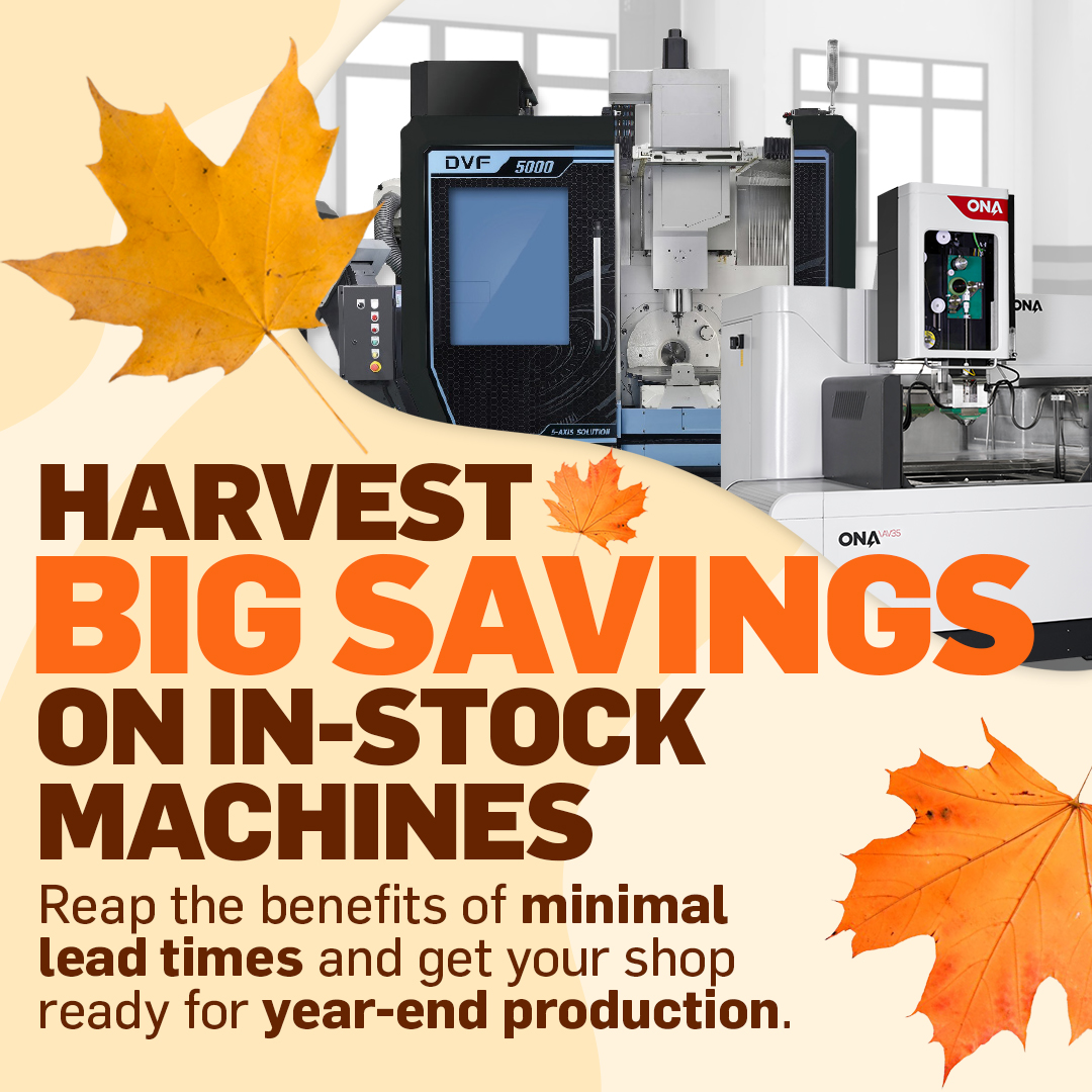 EllisonTech's tweet image. No time to wait on lead times? 🍂
Grab in-stock machines and finish the year strong 💪
bit.ly/3ugfZld
#Manufacturing #CNC #ShopLife #YearEndSavings