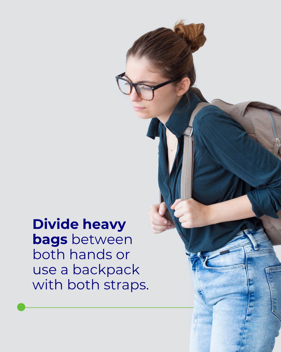 JDchiro's tweet image. 🎒 Protect Your Spine, Even on the Go

Carrying everything on one side adds extra stress to your back and shoulders.

➡️ Split the weight between both hands or use both straps on your backpack!

Small adjustments = big difference for your spine 💪

#SpineHealth #PostureTips…
