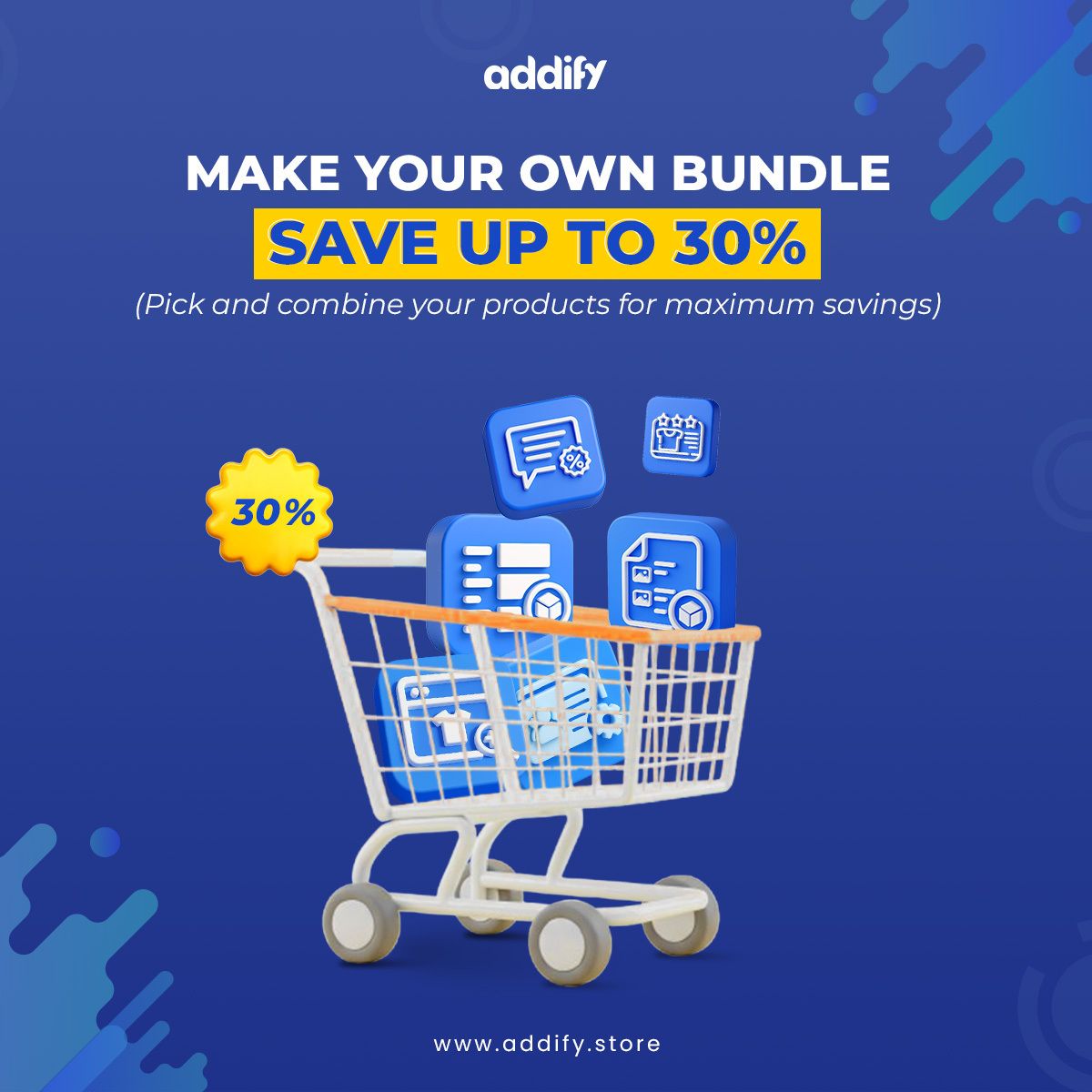 Addify2's tweet image. You don’t need every tool — just the right ones.

Build your Addify bundle, 𝘀𝗮𝘃𝗲 𝘂𝗽 𝘁𝗼 𝟯𝟬% , and get more from every dollar.

Smarter businesses don’t buy more. They buy better.

🔗 addify.store/product/custom…

#Addify #SaaS #Ecommerce #ROI #BusinessGrowth #WorkSmarter