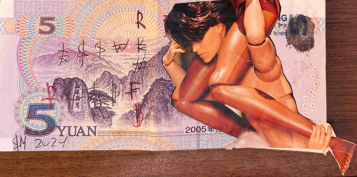 smoragdova's tweet photo. v534 / Please, where would you like to go? - {$M}
Collage, Drawing Paper on Paper Mache
available on https://t.co/yyheDLsFuZ
#transactionart #hiddenfaces #artonmoney #moneyart #currencyart #cashmoney #cash #1yuan #sheetsofmoney #art #illustration #collage #collagecommunity https://t.co/zL97GherNR