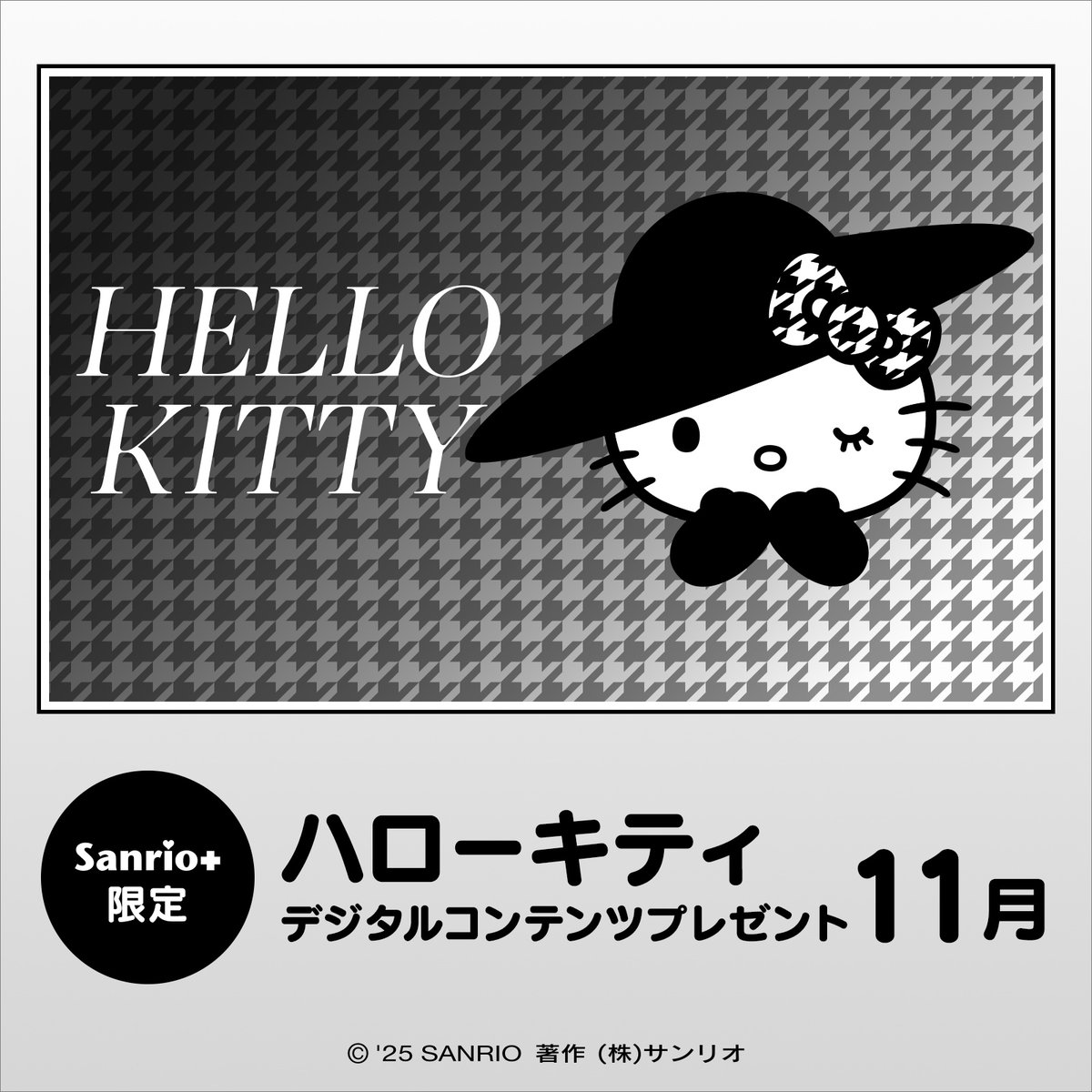 kitty様❾❸-Ⅱ 11月分 11月限定デザイン／ ハローキティの壁紙をプレゼント