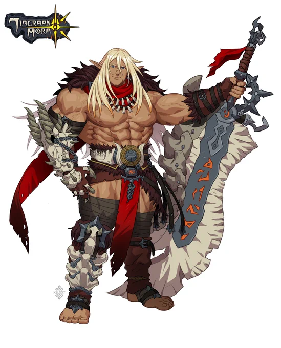 Ryuken Atrineas - Crimson Hunter Not only is he very powerful and strong, he is also a kind and sensitive man with a big heart. #TiagraanMora