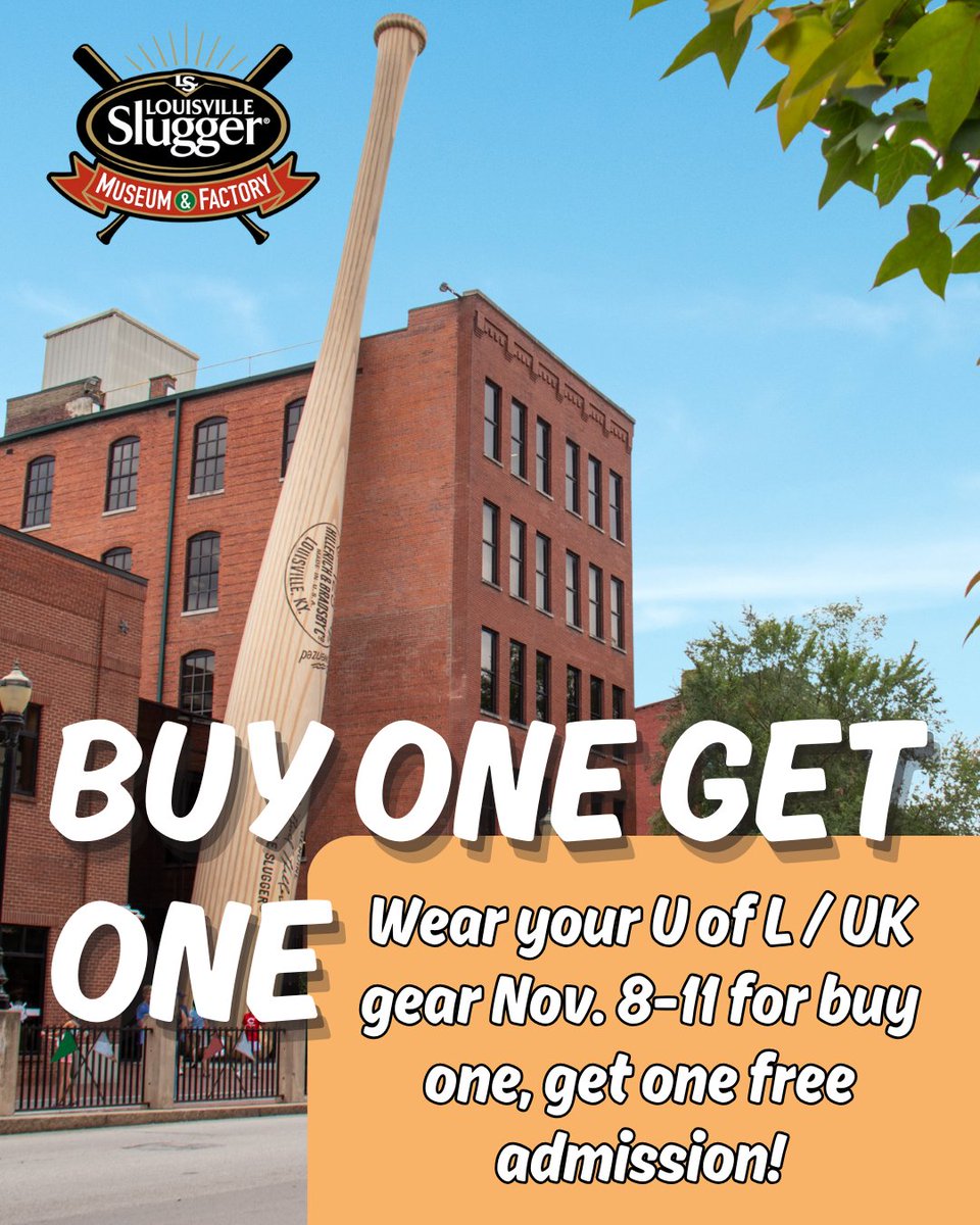 Louisville Slugger Museum & Factory tweet media