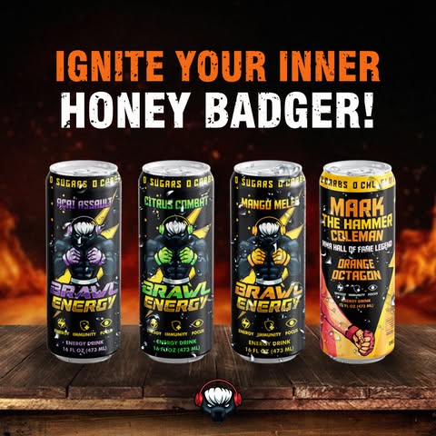 brawl_energy's tweet photo. 🔥 IGNITE YOUR INNER HONEY BADGER! 🔥Zero sugar. Zero crash. All BRAWL ENERGY 💥
Fuel your fight with flavors that hit hard:
🍇 Acai Assault | 🍋 Citrus Combat | 🥭 Mango Melee | 🧡 Orange OctagonUnleash the beast. 🥊
👉 #BrawlEnergy #FuelYourFight #HoneyBadgerMode https://t.co/JzRfcEhAiK