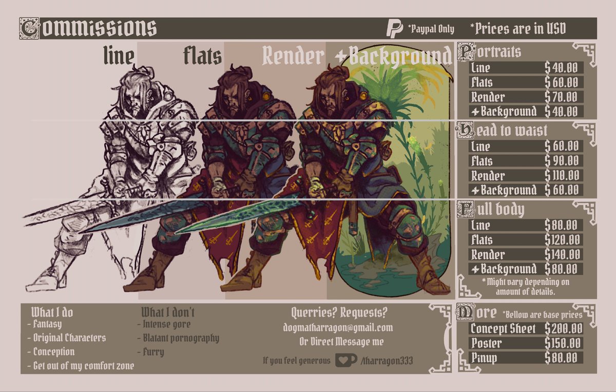 TharragonArt's tweet image. Here goes- something, hopefully

COMMISSIONS OPEN 🌿