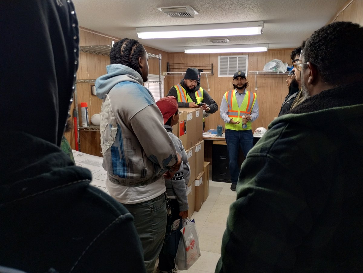 reap_institute's tweet image. Students had the opportunity to visit #PatriumConstruction, one of our newest employer partners. During the visit, students worked together to ask thoughtful questions, gain hands-on insight into the trade. This is what partnership looks like — education meets opportunity.
