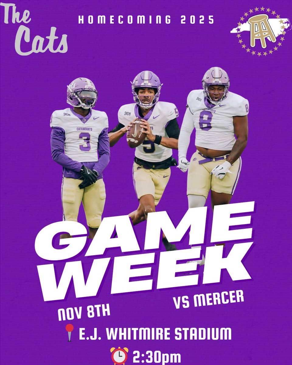 BarstoolWCU's tweet image. Need this to be the loudest Cullowhee crowd of all time. #GoCats