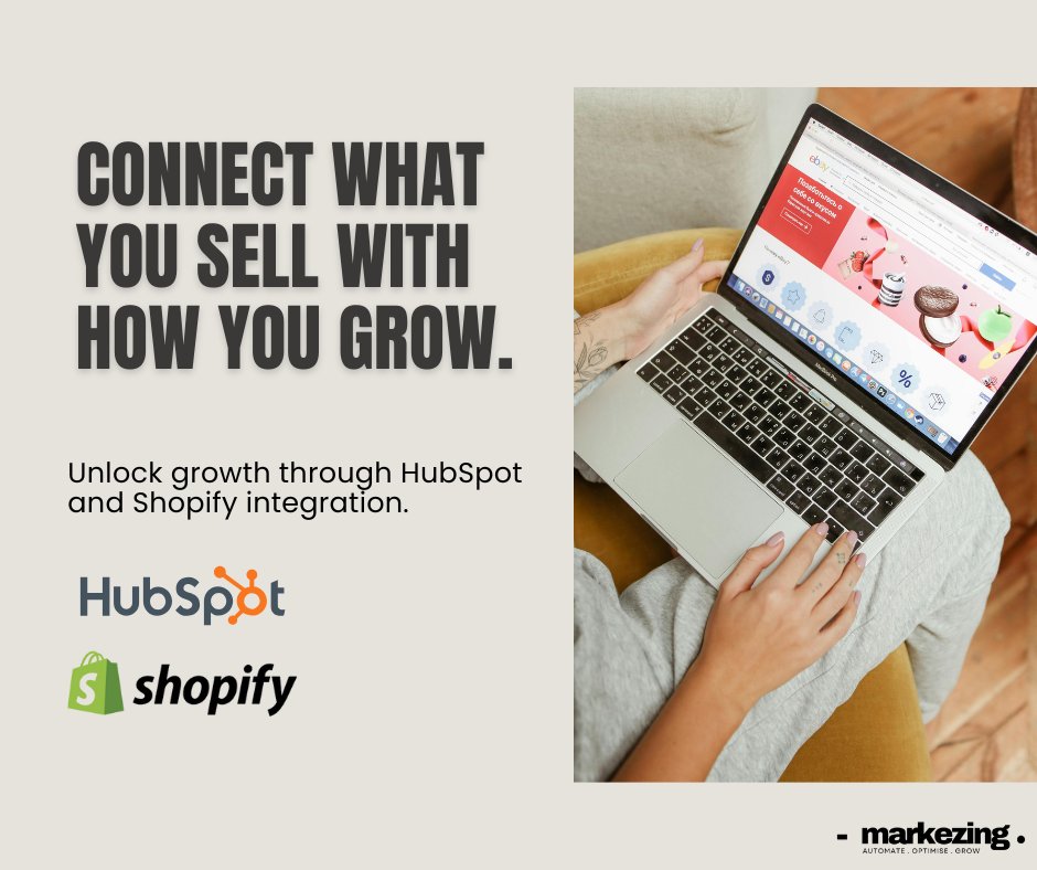 markezing's tweet photo. By connecting HubSpot + Shopify, your store isn’t just tracking sales — it’s predicting the next purchase, nurturing loyalty, and aligning every touchpoint from abandoned cart to post-purchase email.
https://t.co/u87vubS19w https://t.co/H0zTNIqAk5