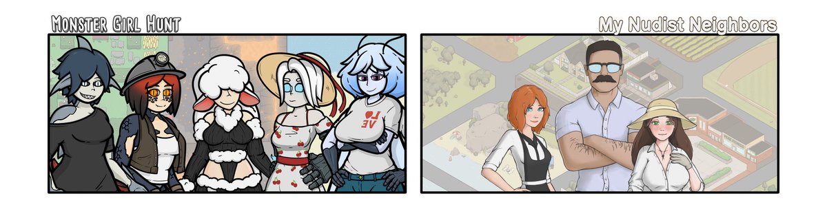 Giant MGH Halloween update AND My Nudist Neighbors new update available now. 
patreon.com/posts/my-nudis…