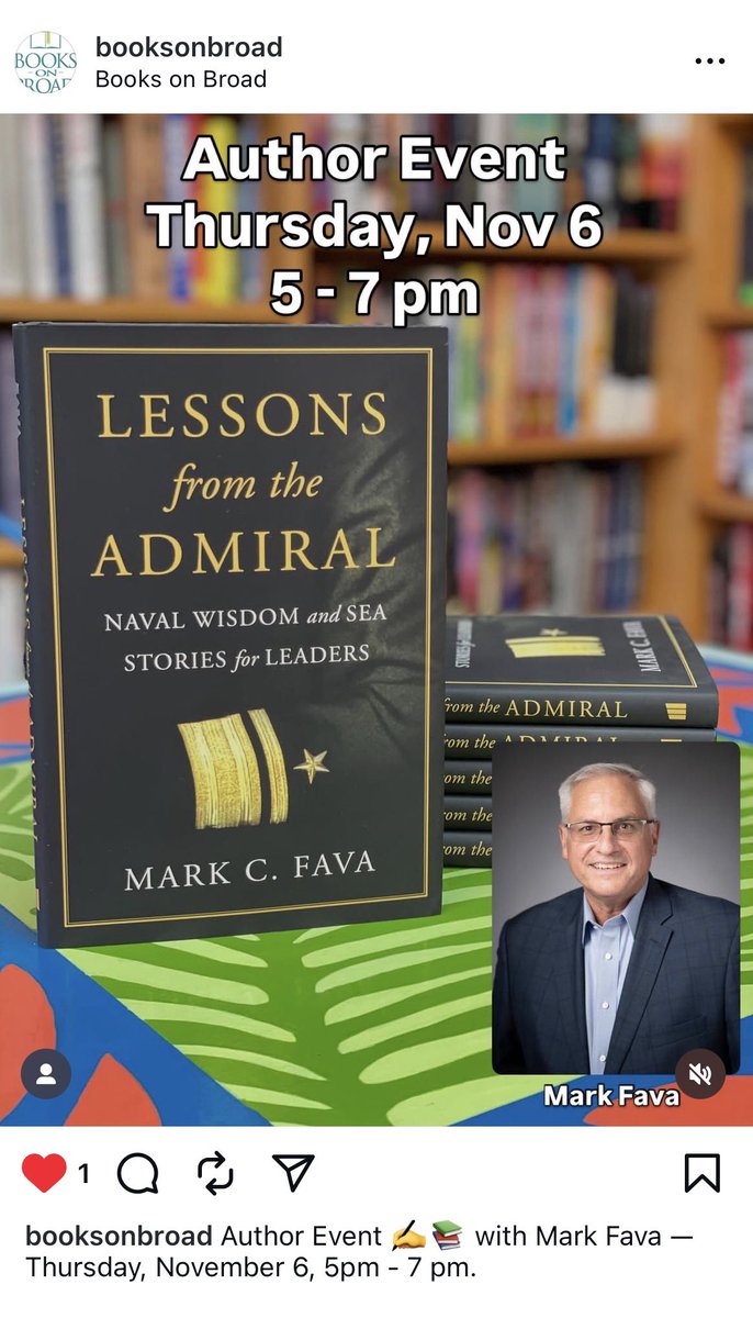 markfava's tweet image. Author Event - Books on Broad - Camden, SC. Thursday, Nov 6th!