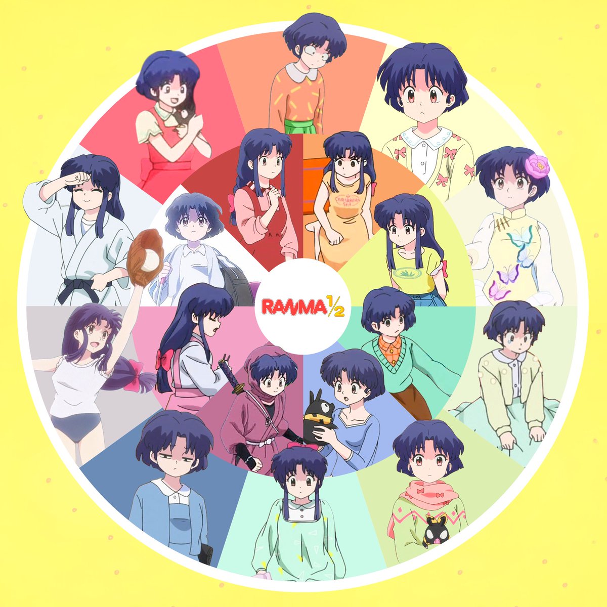 Akane in every color of the rainbow 🌈
Her Season 1 outfits formed a spectrum now we’re inviting artists to give each color a life of its own.
Pick an outfit from the edit and draw your version of Akane through that color 💙
Together, we’ll complete the rainbow 
#PaletteOfAkane