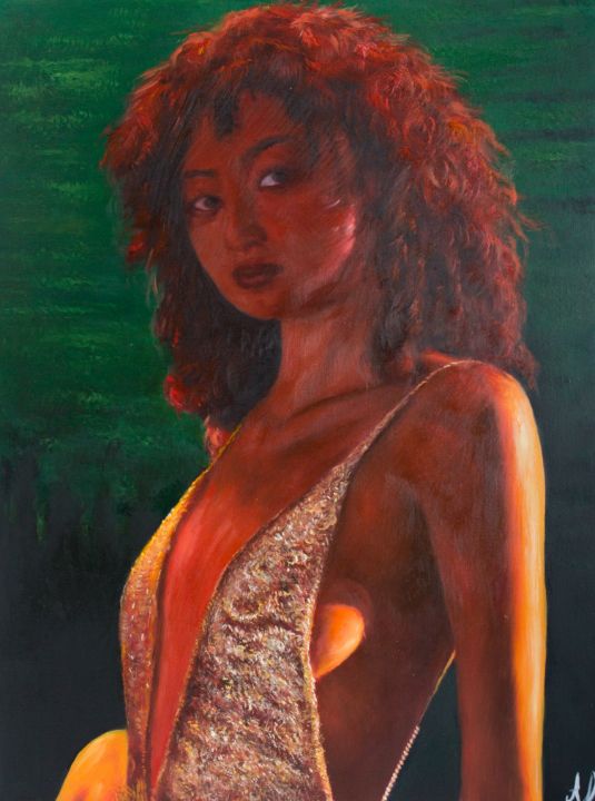bernsterbabys's tweet photo. Art of the Day! "The dance begins with the eyes'". Buy at: https://t.co/Ec1WCwMF37 https://t.co/f9ruV6Hagh