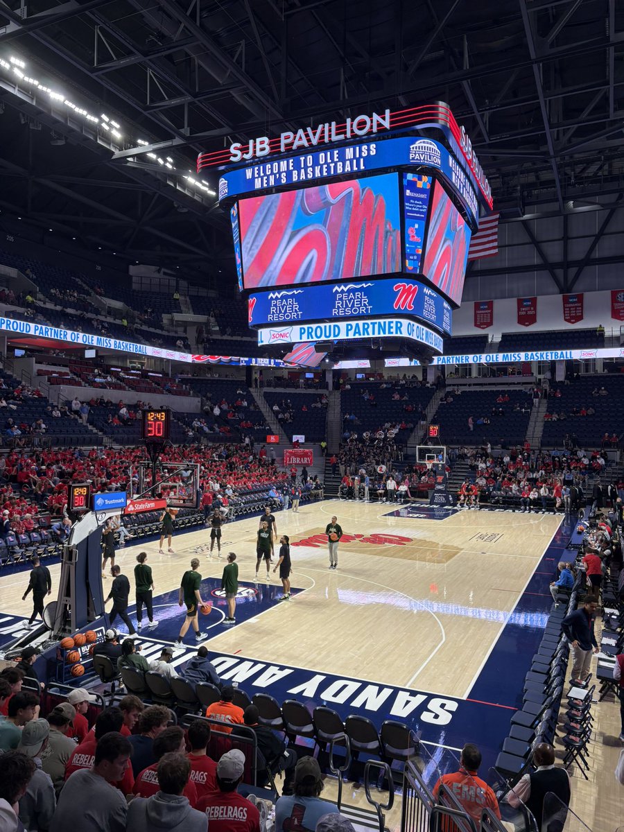 Here at SJB Pavilion for Ole Miss’s Home Opener vs Southeastern Louisiana!