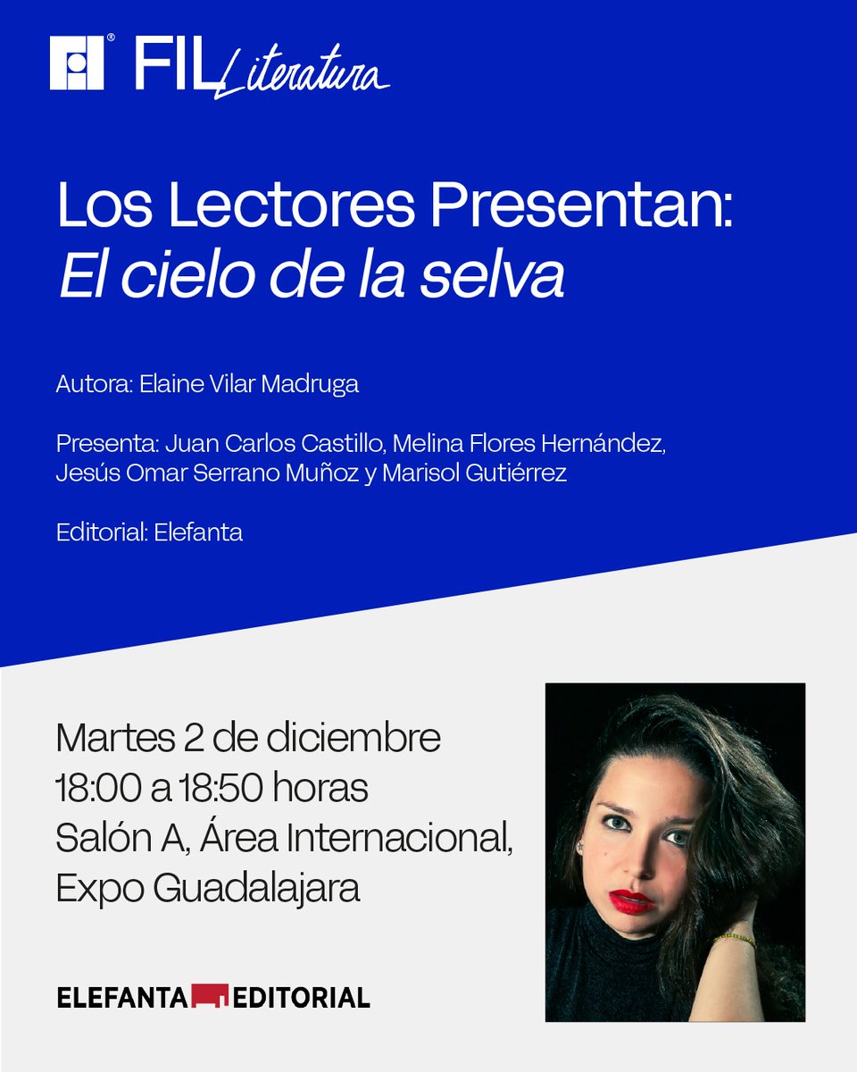 ¡Los Lectores Presentan a Elaine Vilar Madruga!

El cielo de la selva explora la maternidad y la violencia en un relato de terror caribeño donde lo real y lo fantástico se entrelazan en una poderosa alegoría sobre la supervivencia.