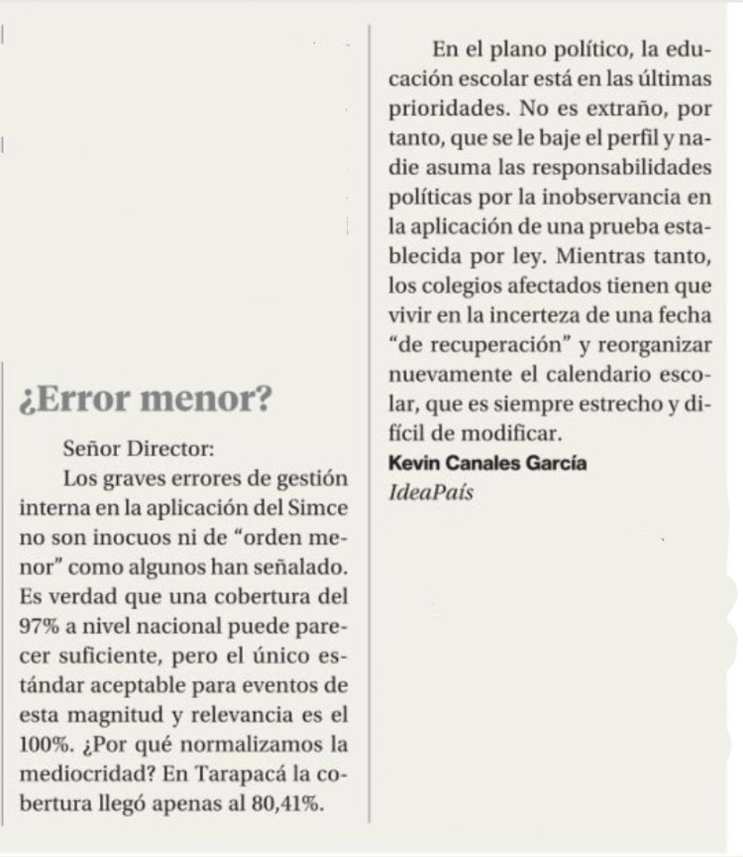 kevinestebancg's tweet image. No fue un “error menor”.