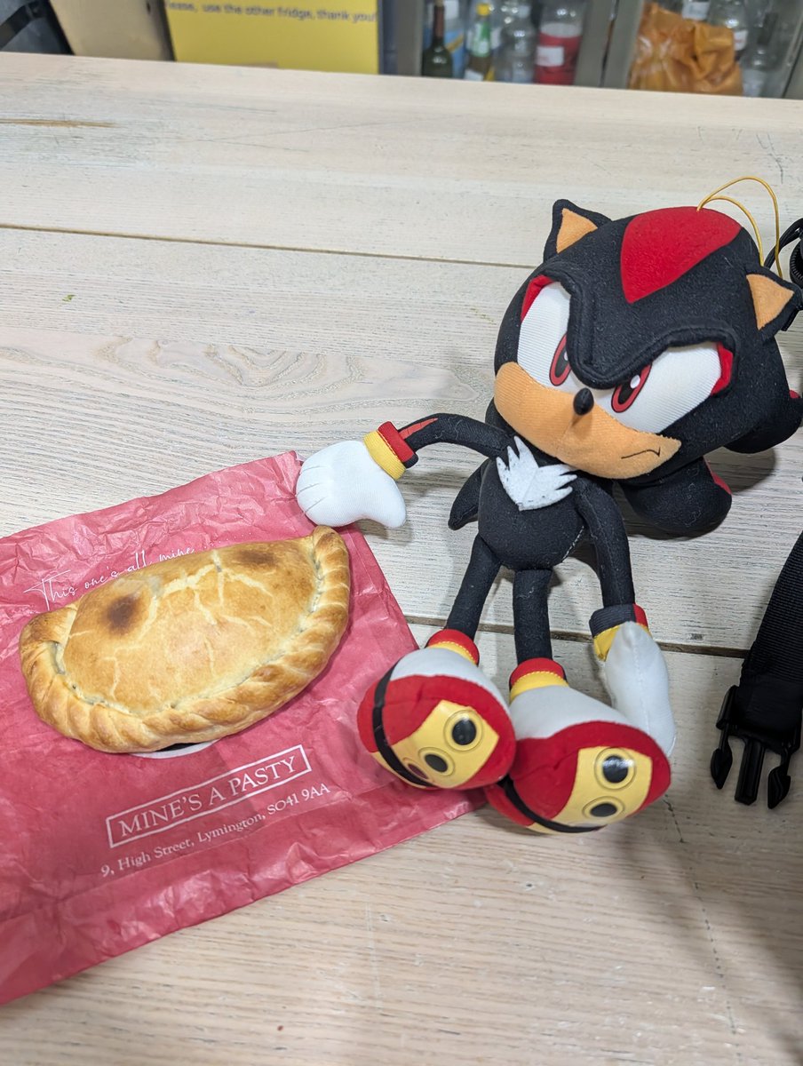 Last full day in England for awhile
Caught up with family today ☺️
(Also, pasties are some of my favorite foods in the world- yes it's different than a 'pastry')

Day 67
(📍Brockenhurst, UK 🇬🇧)
#sonictravels #shadowtravels #ソニかつ