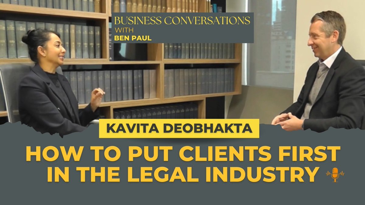 BdLadder's tweet image. 🤖 AI is transforming law — but clients will still need human lawyers.
Kavita Deobhakta explains how to use AI while protecting integrity &amp;amp; confidentiality.
Full video 👉 youtube.com/watch?v=gT0Ts4… 
#FutureOfLaw #AI #ClientFocused