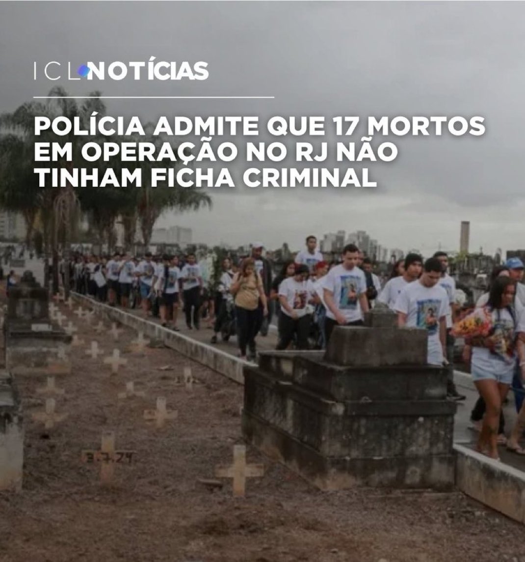 Velha mídia vai dizer que "apenas"  14% dos chacinados eram pobres  inocentes  ou preferirá esconder o fato?!