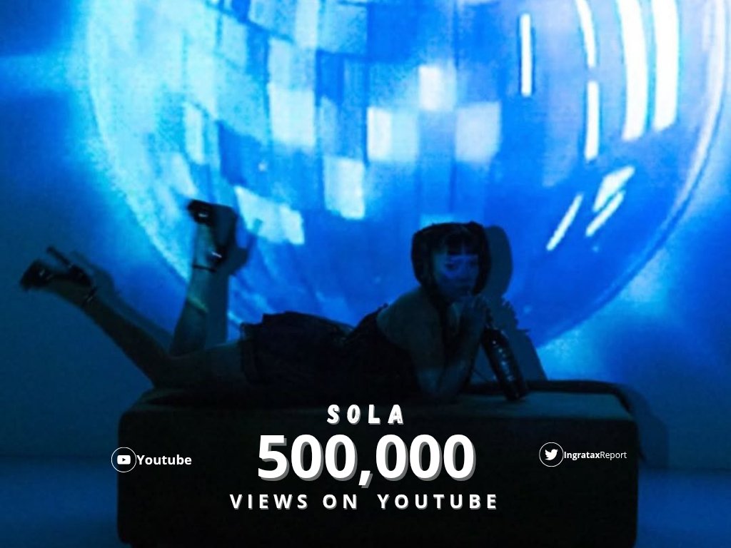 “Sola” supera 500 MIL vistas en YouTube. 🪩🕺🏽

— Es su 17mo video y el 2do video de “Fama De Ingrata” en lograrlo. 💽