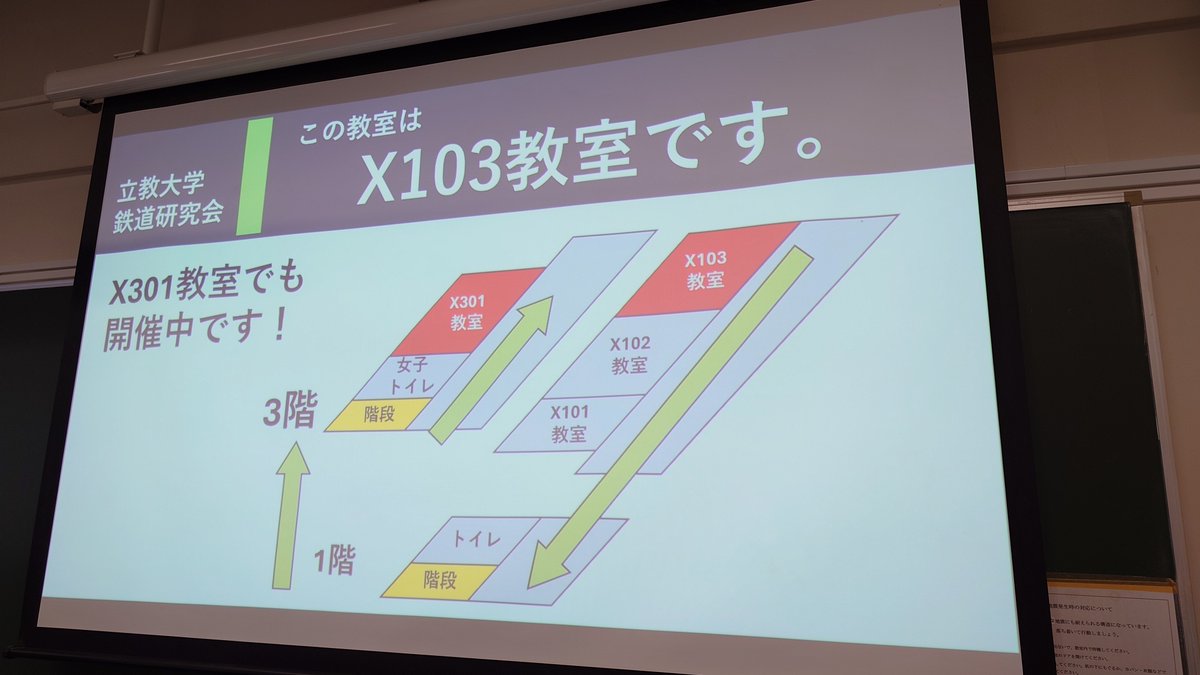 rikkyo_tekken's tweet image. #SPF 2日目開場しました！
展示会場の内外には、部員が作成した駅や電車の雰囲気あふれる装飾が施されています🚉
ぜひ隅々までじっくり見てみてくださいね👀
※異変は見つからない…はず……
#立教大学 #立教鉄研 #立教大学学園祭