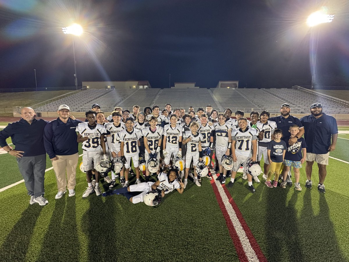 Your HMS Broncos are the 7th Grade Zone Champions! 💙💛 #BroncoChampions <a href="/HeritageBroncos/">Heritage Broncos</a> <a href="/HMSBoysAth/">HMS Boys Athletics</a>