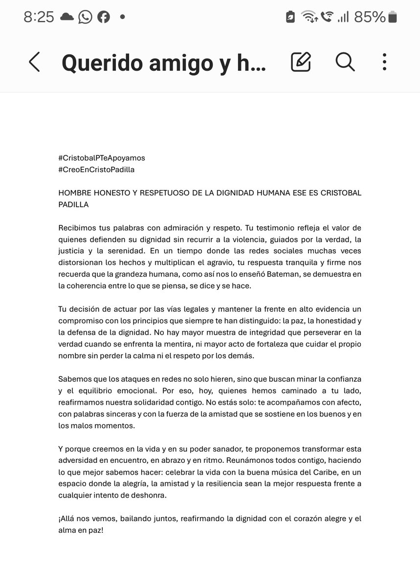 ibetce24's tweet image. #CristobalPTeApoyamos Declaró que conozco a  @Cristobalpt63 hace muchos años y se que es un hombre honesto y defendor de la dignidad humana por eso #CreoEnCristoPadilla y no en mentirosas caballos de troya