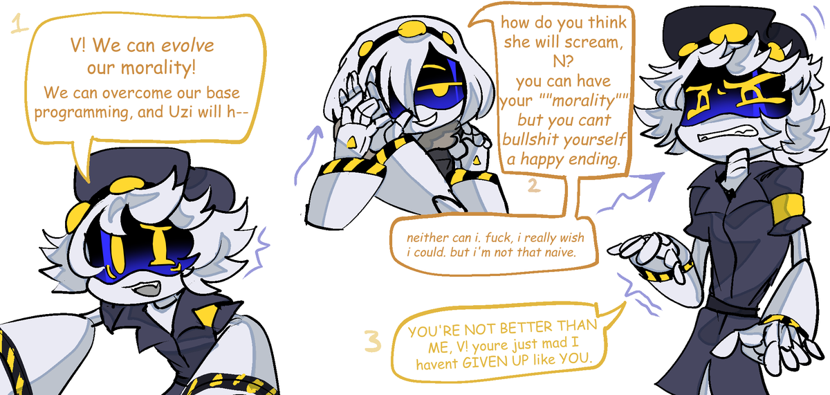 paranevitable's tweet image. SO SORRY FOR THE WAIT HI GUYS. sorry i kinda went a.... different direction.

"overdue closure" part 5-8 #eNVy