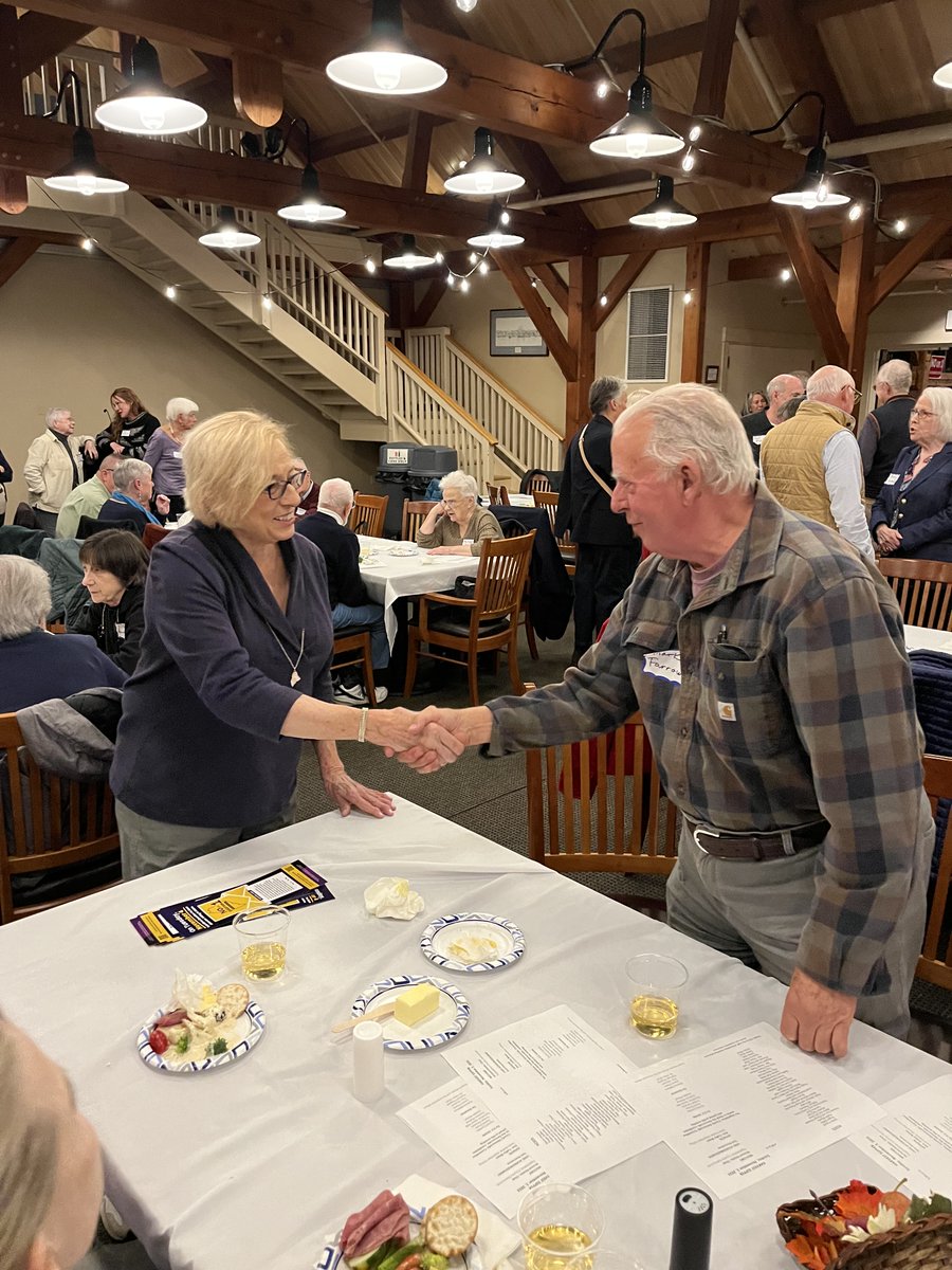 Huge turnout at the Sagadahoc County Democrats Harvest Dinner this weekend! Folks are fired up to protect Maine voting and vote NO on Question 1!